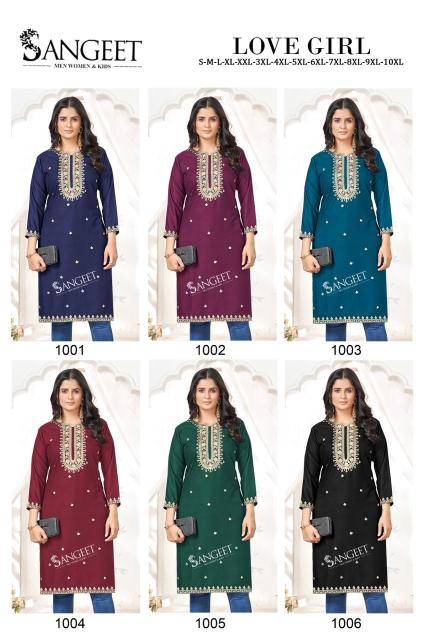 Sangeet love girl Long Kurti manufacturers